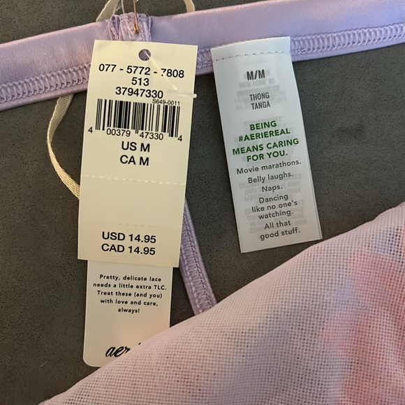 Aerie (UNWORN) Sequin Thong - Picture 2 of 4